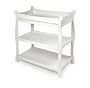 Badger Basket White Sleigh Style Baby Changing Table