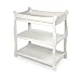 Badger Basket White Sleigh Style Baby Changing Table