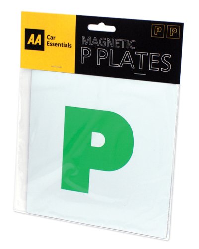 AA Car Essentials Fully Magnetic P Plates