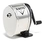 X-Acto 1041 Model l table- or wall-mount pencil sharpener, chrome receptacle, black base, 1 Unit