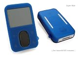 FlexiSkin - The Soft Low-Profile Case for Creative Zen Vision:M (30GB) (Super Blue (no clip))