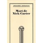 Mort de Nick Carter book cover