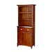 Buffet with Open Hutch- Oak/ Stainless Steel