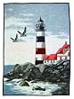 Lighthouse - 60" X 80" - Scenic - Throw Blanket