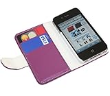 iTALKonline PURPLE Executive Wallet Case Cover Skin Cover with Credit / Bus ....