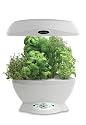AeroGrow AeroGarden Space-Saver 6 with Gourmet Herb Seed Kit, White