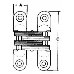 Universal 204CUS4 Soss Invisible Hinges