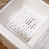 Rubbermaid 1G1606WHT Large Sink Mat 15.9x12.7x.4 - White