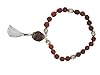 Rudraksha Crystal Wrist Mala for Meditation Bracelet Spiritual Yoga Jewelry