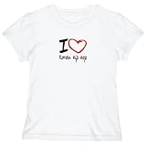 T-Shirt Woman White  Love Korean Hip Hop  Music