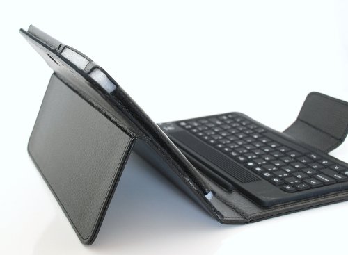 Keyboard Leather Cover Case P7300 Galaxy Bluetooth Ios 50 P7310