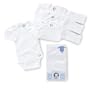 Gerber 4-Pack Long Sleeve Onesies Brand One Piece Underwear - White, 6-9 Months