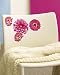 Zinnias Self-Adhesive Wall Appliqué Set