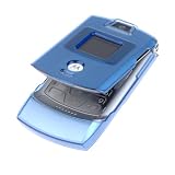 Thin Shell Case for Motorola RAZR V3, V3c, V3i, and V3m (Transparent Blue)