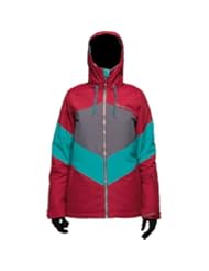 Apparel: Billabong Womens Color Snowboarding Jacket, Bordeaux, X-Small - Billabong