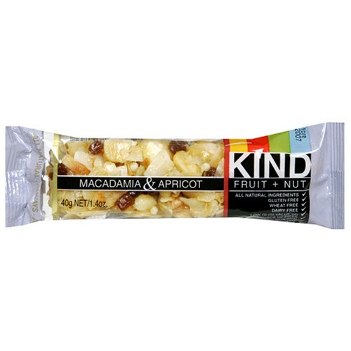 KIND Bar Macadamia & Apricot, 1.4-Ounce Bars (Pack of 8)