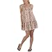 Juniors' Xhilaration® Strappy Scoopneck Tiered Dress - Pink/ Tan Floral
