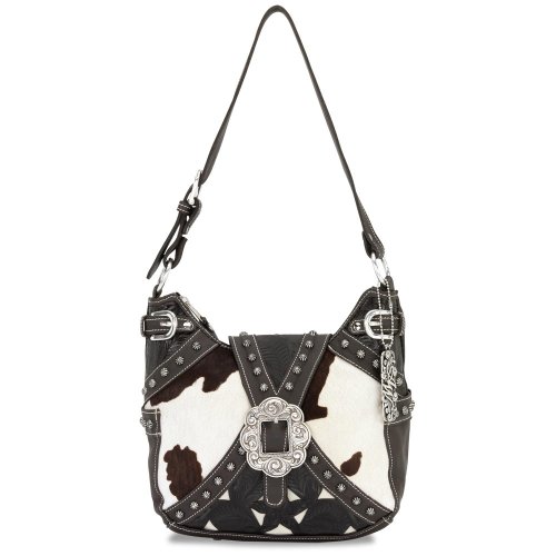 American West Prairie Rose Zip-Top Hobo