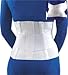 Sporting Goods : FLA 10" Lumbar Sacral Back Support with Abdominal Belt