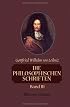 Die philosophischen Schriften: Band III