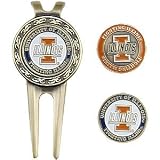 Team Golf Collegiate Divot Tool/Markers - Illinois