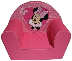 Disney 6720045 - Sillón con diseño de Minnie Mouse y corazoncitos