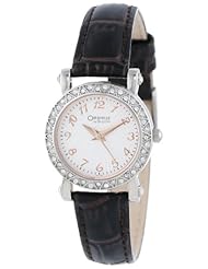 Caravelle by Bulova Womens 43L126 Full 44 Crystal Bezel Watch