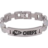 Team Titanium Kansas City Chiefs 12mm Titanium ID Bracelet