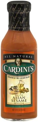 Cardini Dressing Roasted Asian Sesame 12.0 OZ (Pack of 6)