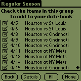 Houston Astros 2005 Schedule downloadable Software