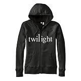 Twilight Glow in the Dark Printed Womens Cut Hooded Sweatshirt