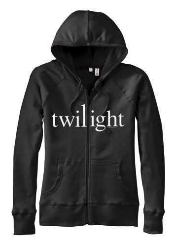Twilight Glow in the Dark Printed Womens Cut Hooded Sweatshirt