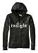Twilight Glow in the Dark Printed Womens Cut Hooded Sweatshirt