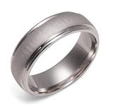 14k White Gold Engraved Wedding Band