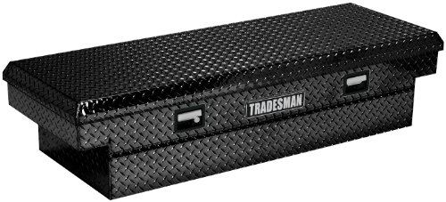 Tradesman 70 inch Full Size Aluminum Cross Bed Tool Box Black