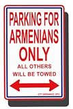 Armenia - Metal Parking Sign