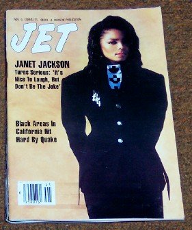 Jet Magazine Nov. 6, 1989 Janet Jackson Turns Serious