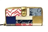 [コーチ] COACH パッチワークラウンドファスナー長財布45669