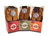 Biscotti Trio - Holiday: Cran-Walnut, Gingerbread, and Pumpkin Pecan (18 biscotti, 1.12 lb)