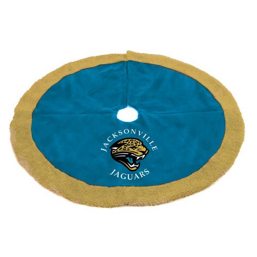 Jacksonville Jaguars NFL Holiday Tree Skirt (48-inch)