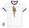 THANK YOU! gold print michael jackson Ringer T