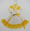 Handmade Potpourri Bag - Victorian Dress with Bright Yellow Accents (One-of-a-kind) Handmade Potpourri Bag - Victorian Dress with Bright Yellow Accents (One-of-a-kind)