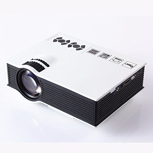 LED Projector ELEGIANT 1080P Mini Portable Multimedia Projector Wireless Display Home Theater Support USB/SD/AV/HDMI VGA/IR For Video Movie Game