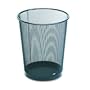 Rolodex 22351 Mesh round wastebasket, 11-1/2 diameter x 14-1/4h, black