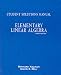 Elementary Linear Algebra: Student Solutions Manual by Bernard Kolman ISBN 0130862487