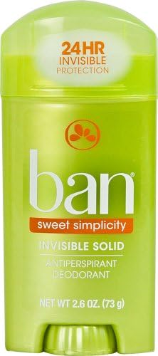 Ban Brands Antiperspirant Deodorant Invisible Solid Sweet Simplicity -- 2.6 oz