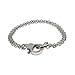 Eve's Addiction Double Strand Sterling Silver Handcuff Bracelet
