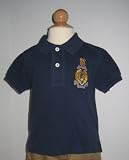 Polo Ralph Lauren Baby Boys Embroidered Crest Polo Shirt w/a Worn Finish