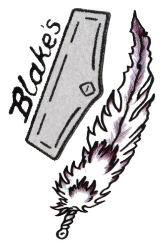 Blake's & Feather: (Full Size) Temporaray Tattoo