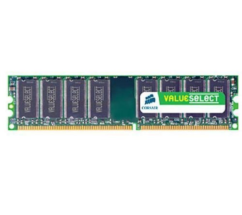 CORSAIR PC-Speicher Value Select 4 GB (Kit 2x 2 GB) DDR2-SDRAM PC 5300 CL5 (VS4GBKIT667D2) + Kabelklemme (100er Pack) + Box mit Schrauben für den Informatikgebrauch